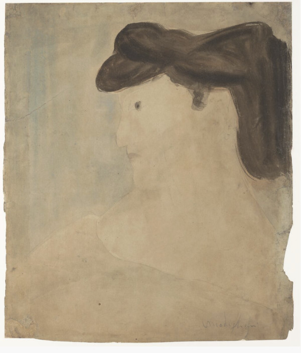 Woman in Profile by Amedeo Modigliani