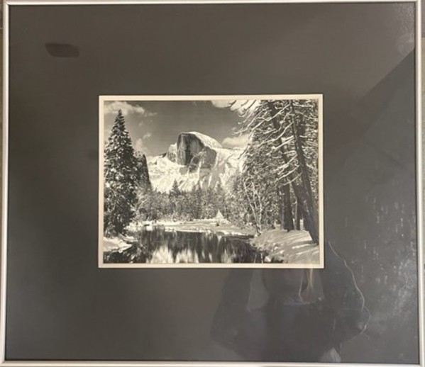 Half Done, Merced River, Winter, Yosemite National Park by Ansel Adams