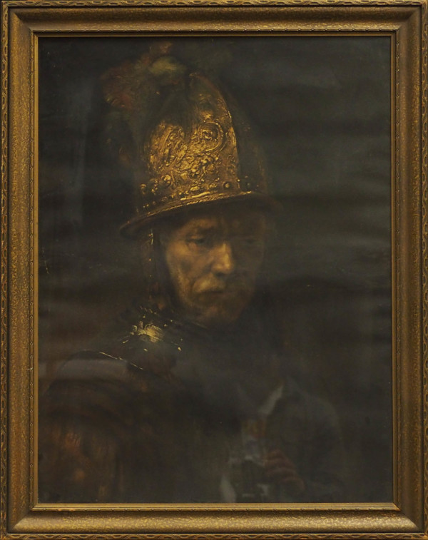The Man with the Golden Helmet (Reproduction Print) by Rembrandt Van Rijn