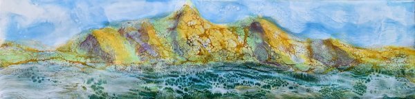 Longscape Mountains by Laura Drew Art