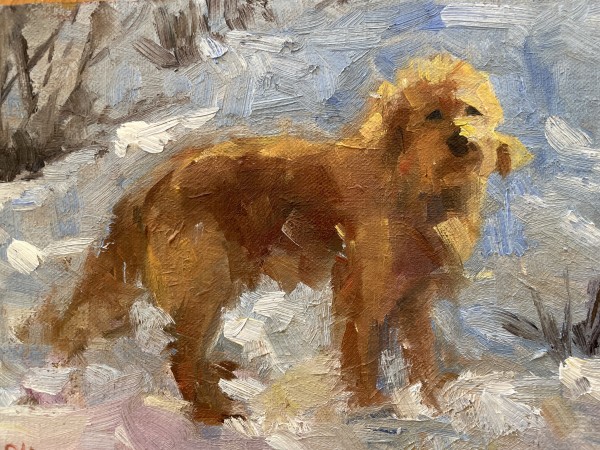 Winter Dog by Olga Hegner