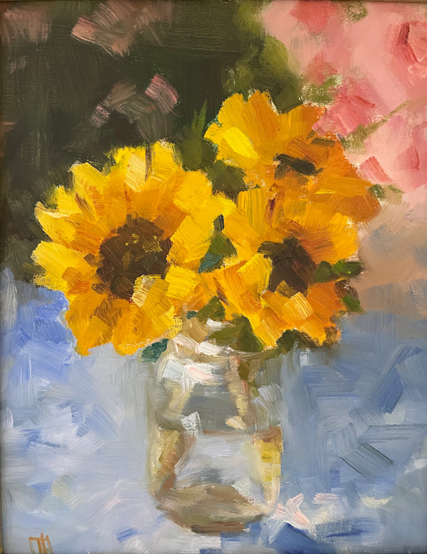 Sunflowers and Romance by Olga Hegner