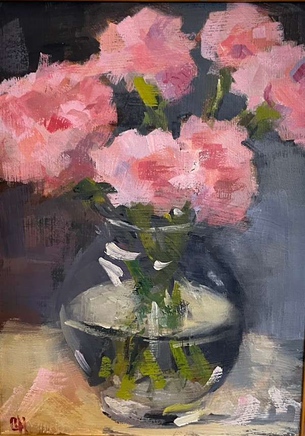 Pink Carnations by Olga Hegner, Image 1.
