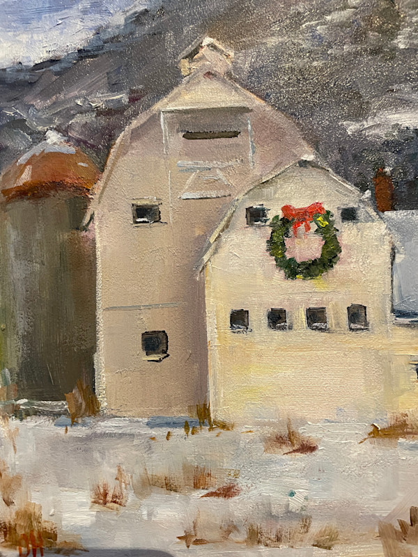 Barn In December by Olga Hegner, Image 1.