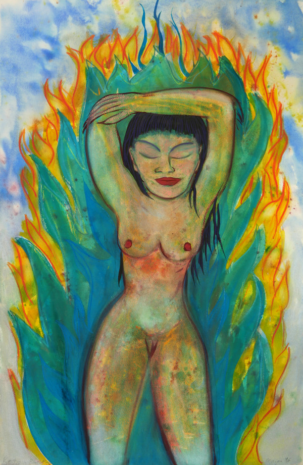goddess-resting-blue-fire_wf0mdb_11 by Janet Morgan