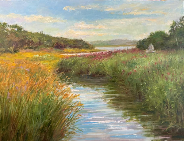 September at the Frank Melville Marsh by Denise Franzino