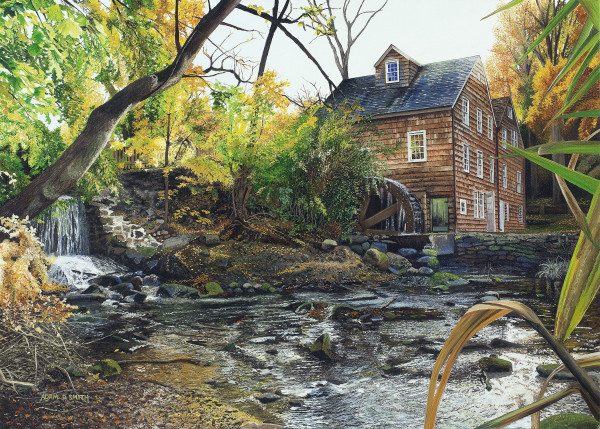 Stony Brook Grist Mill by Adam D. Smith