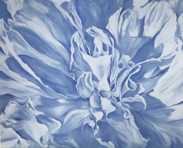 Blue Peony II by Eileen Baumeister McIntyre