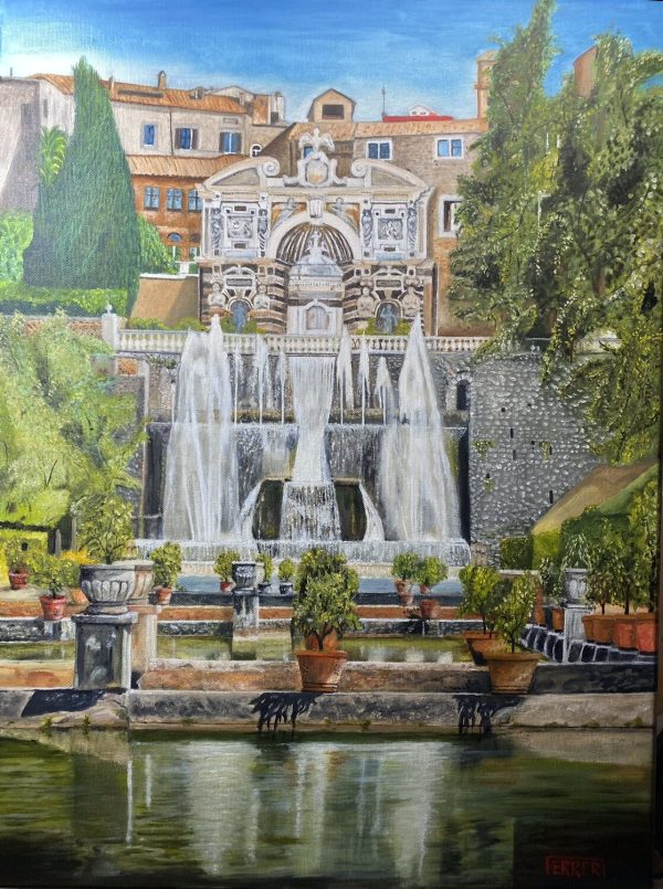 Tivoli  Fountain by Giuseppe Ferreri