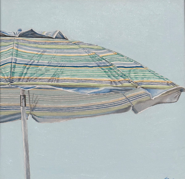 Aqua Umbrella #3, August 14th by Jacqueline DuBarry