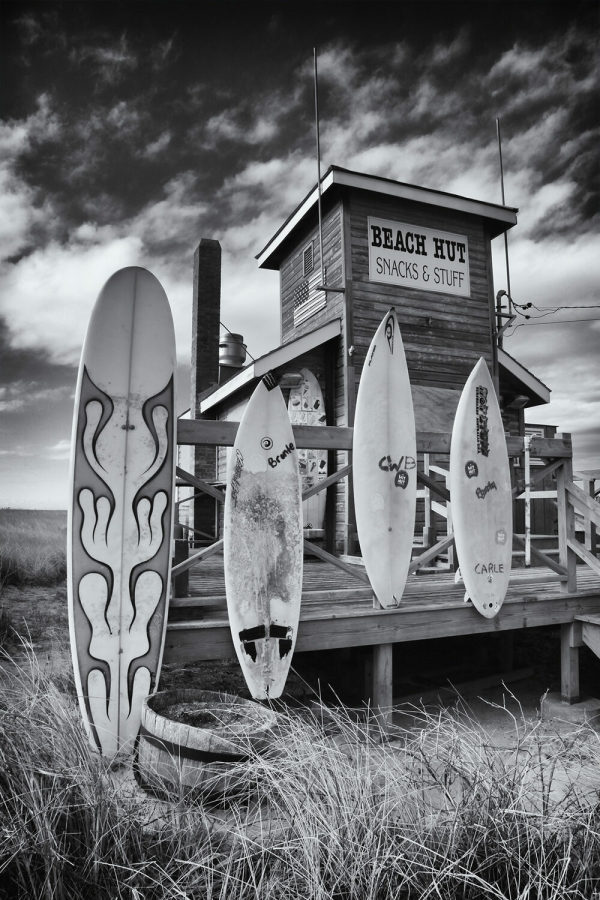 Beach Hut Amagansett by Gerry Gilberti