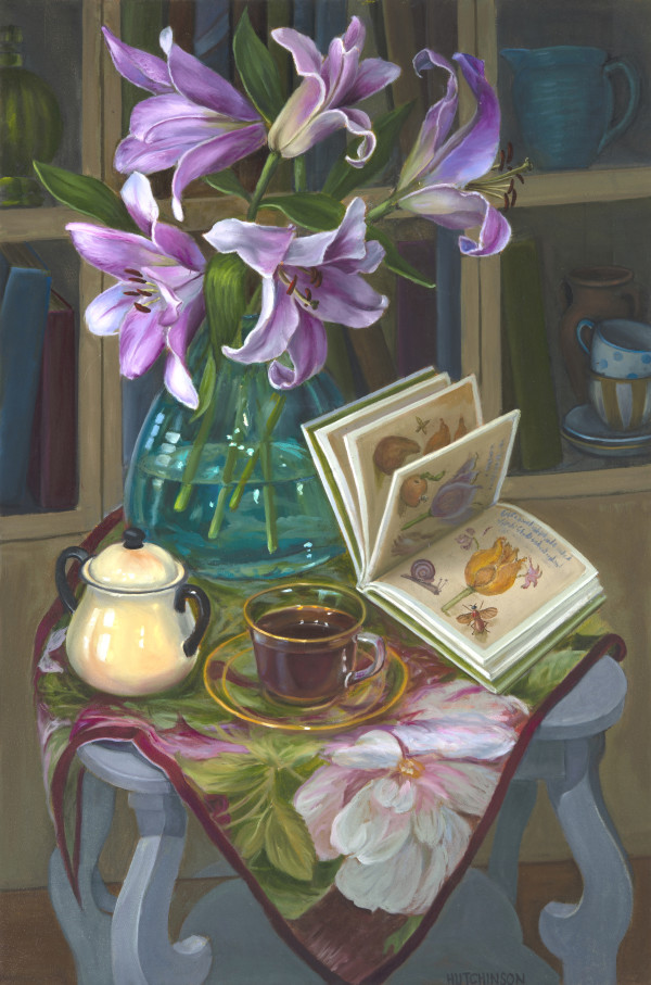Lilies and Tea by Ellen Hutchinson