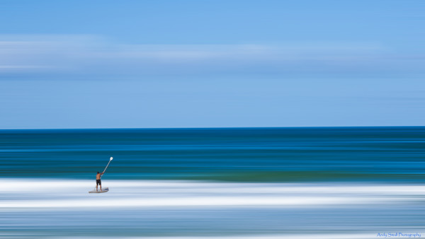 Paddling on the Surf by Andy Small