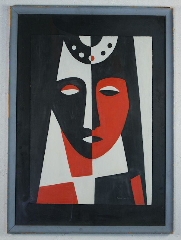 Half Breed Indian N. American Mask by Erickson Estate