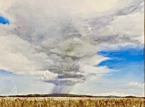 Plains, Wheat, and Sky by Rita Berschauer