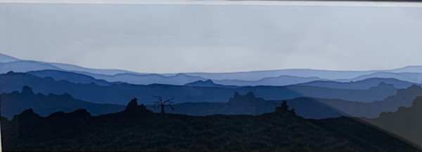 Blue Landscape by Gene Wineland
