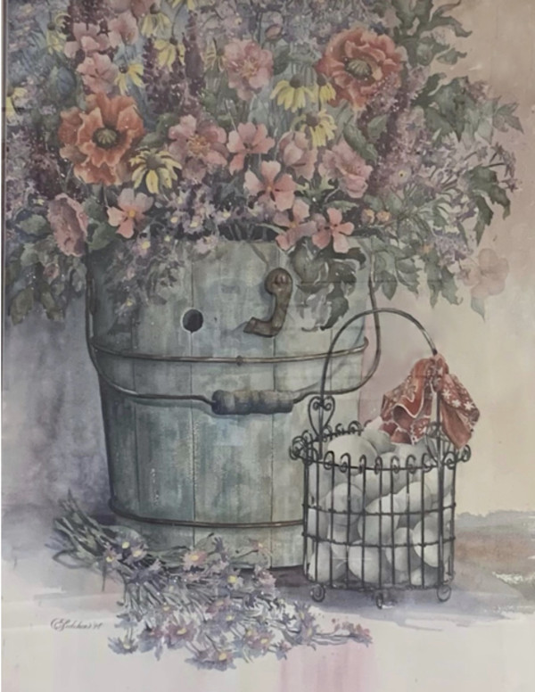 Flower Basket by Kathleen Ledeker