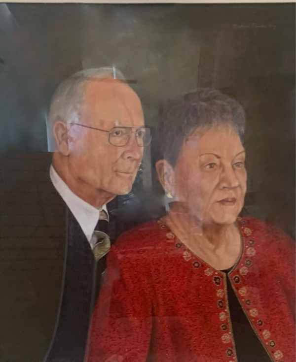 Portrait of Mr. & Mrs. Don Bickle by Michael Jilg