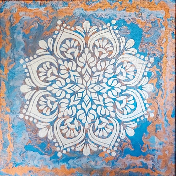 'Mellow Mandala'- 1 by Wilmington Art Gallery