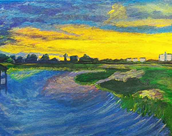 'Salisbury Bridge View of Marsh' by Wilmington Art Gallery