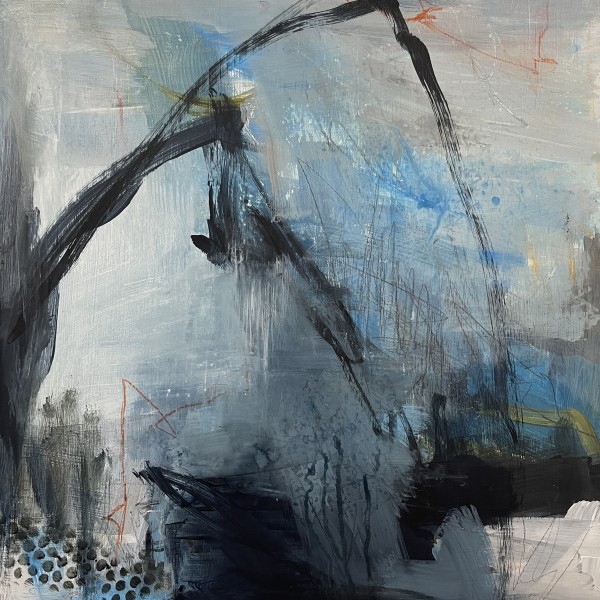 Blue Abstract III by Kelly Dillard