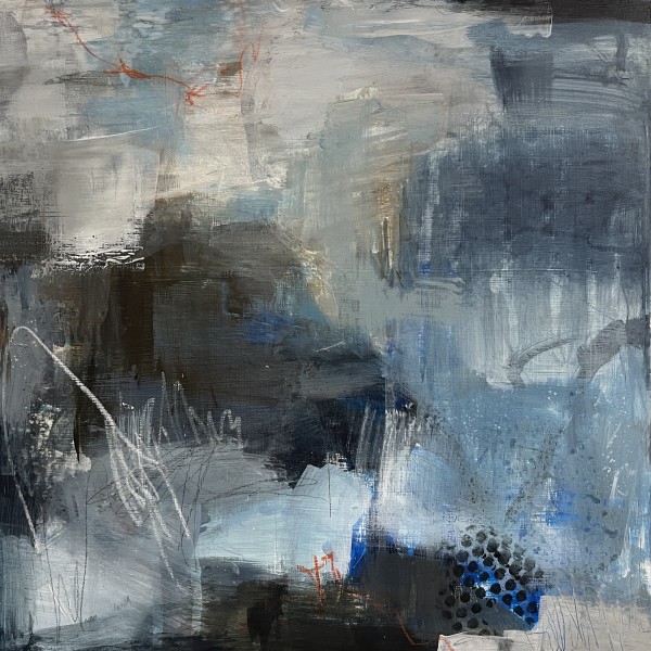Blue Abstract II by Kelly Dillard