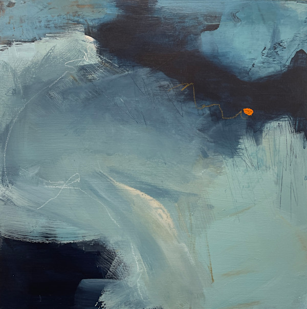 Blue Abstract VII by Kelly Dillard