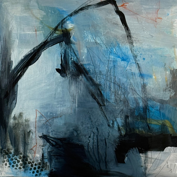 Blue Abstract III by Kelly Dillard