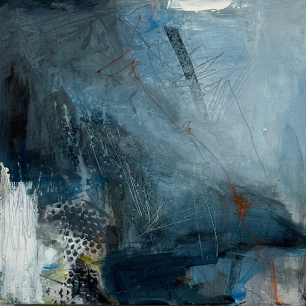 Blue Abstract I by Kelly Dillard