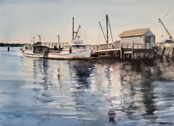 At the Dock by Rick Osann Art