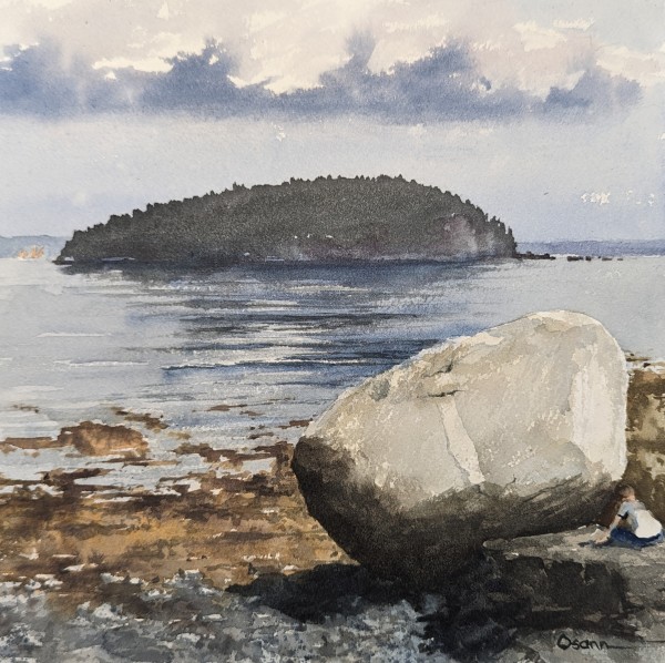 Balance Rock & Clouds by Rick Osann Art