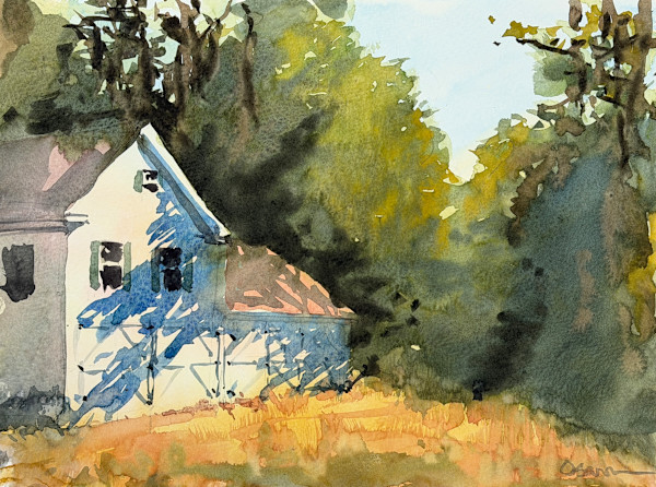 Barn Shadows by Rick Osann Art