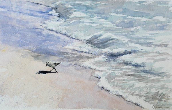 Chased by the Surf by Rick Osann Art