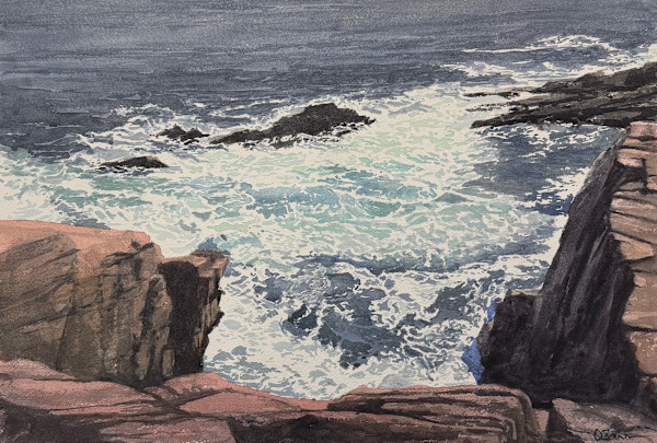 Churning Surf by Rick Osann Art, Image 1.