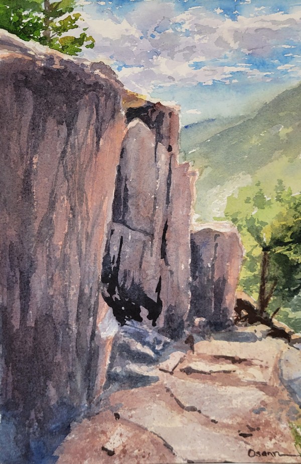 Cliffside Path by Rick Osann Art