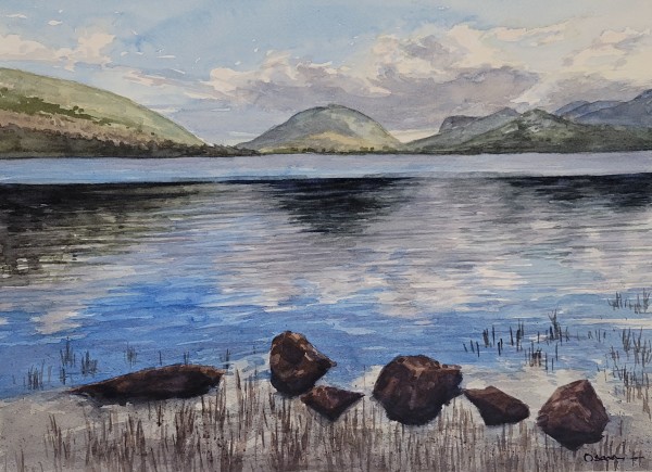 Eagle Lake Reflection by Rick Osann Art