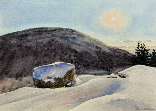 Winter Bubble Rock by Rick Osann Art, Image 1.