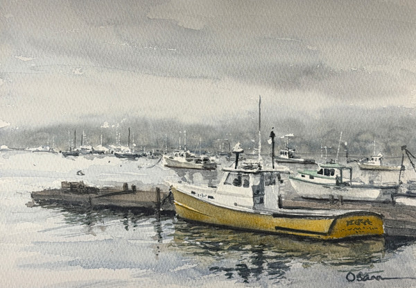 Fog Over the Marina by Rick Osann Art, Image 1.