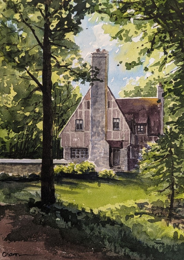 Jordan Pond Gatehouse by Rick Osann Art