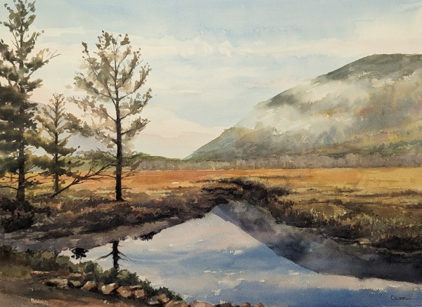 Low Clouds Over Great Meadow by Rick Osann Art