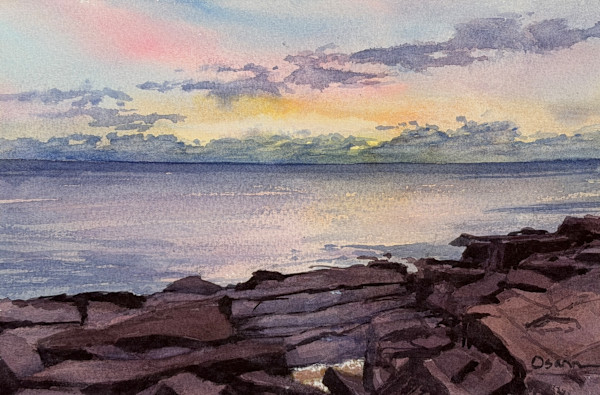 Acadia Sunrise by Rick Osann Art