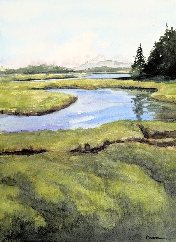 On the Marsh by Rick Osann Art