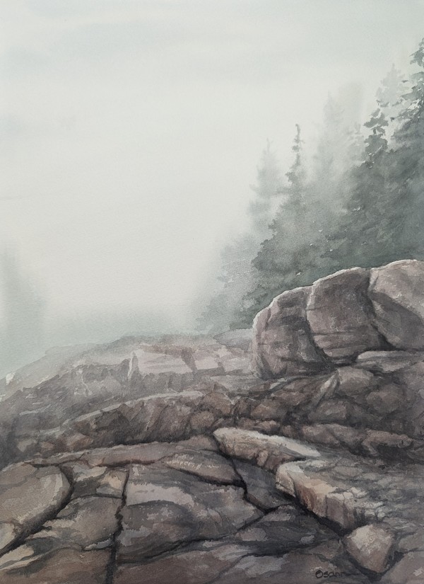 Fog on the Coast by Rick Osann Art