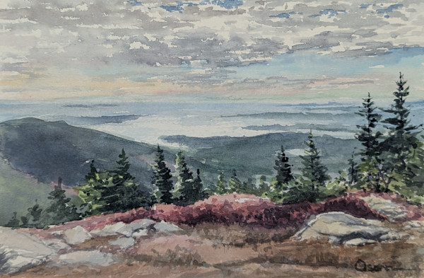 Fall Huckleberry by Rick Osann Art