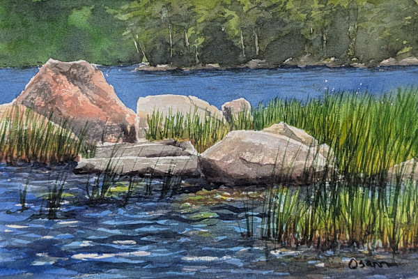 Eagle Lake Rocks by Rick Osann Art
