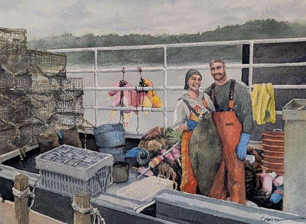 Her Halibut by Rick Osann Art