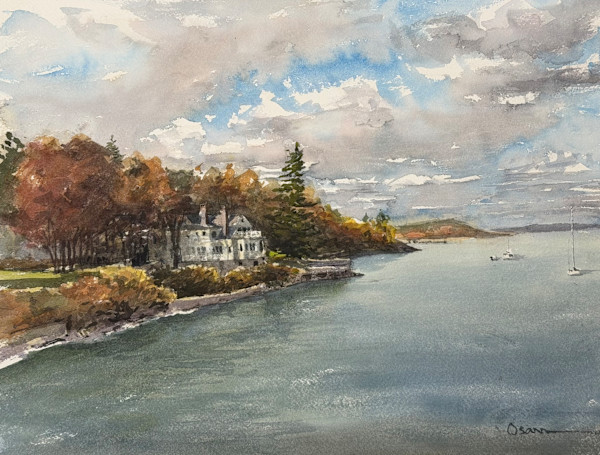 Shoreline Shadows by Rick Osann Art