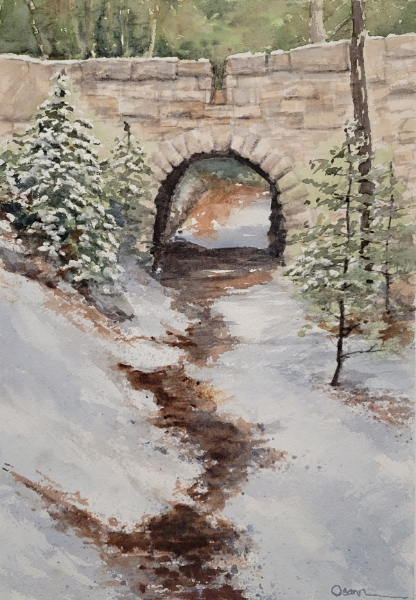 Snow Path by Rick Osann Art