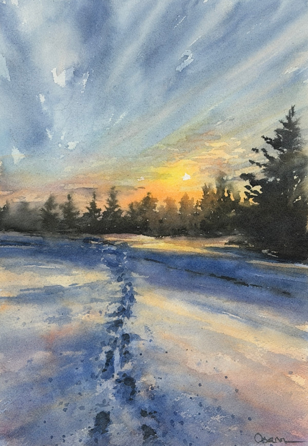 Snow Steps by Rick Osann Art, Image 1.