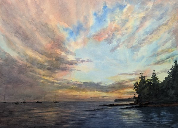 Swirling Sky by Rick Osann Art